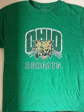 Ohio Bobcats Green Graphic Tee